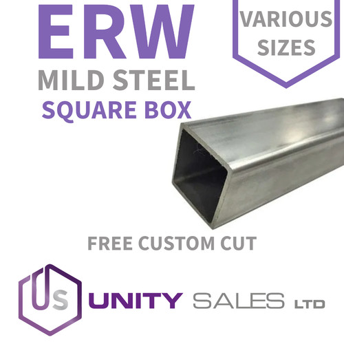 Erw mild steel - square, box