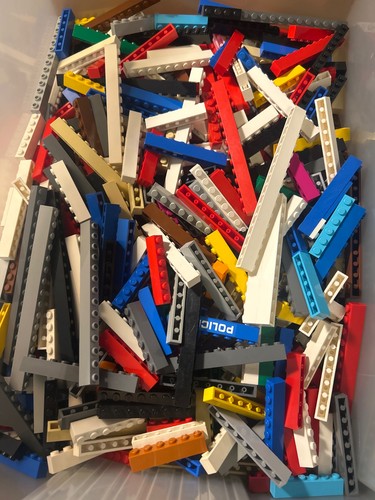 100x lego boulding bricks - boulding, 1x6