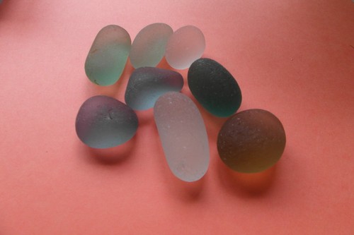 Sea glass large jewelery - sea,