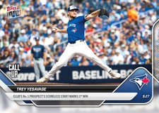 Trey Yesavage Blue Jays 2025 MLB Topps NOW Card #782 First Win Presale