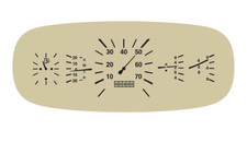 Austin J40 Dashboard Clocks