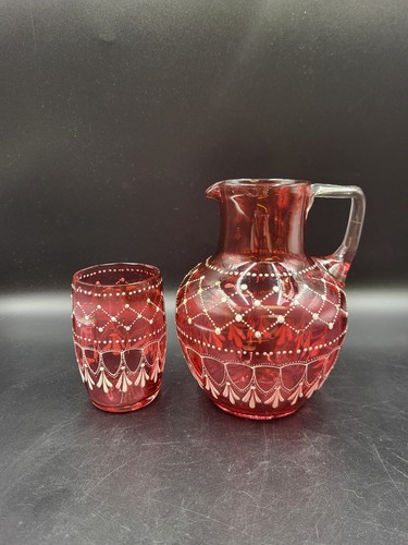 Victorian cranberry glass - victorian,