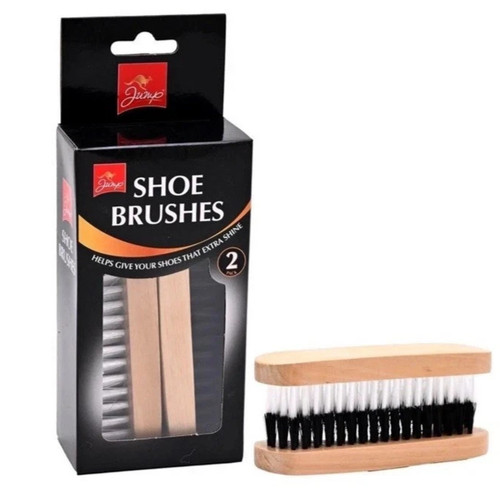 Jump shoe cleaning - shoe, brushes