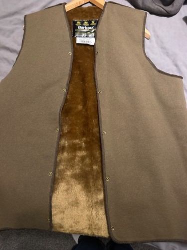 Barbour pile lining gilet vest - barbour,