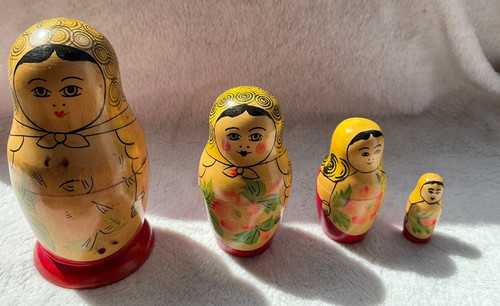 Vintage russian matryoshka - russian,