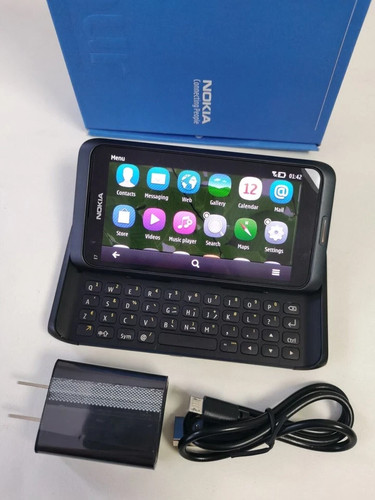 Nokia 16gb black silver - e7-00,