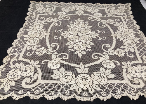 Vintage french cotton flower - french,