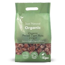 Just Natural Organic Organic Tiger Nuts Raw - Peeled 250g - 2 Pack