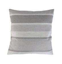 Cushion Cover in Laura Ashley Seapray Awning Stripe Dove Grey 14" 16" 18" 20"