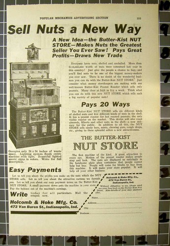 1920 butter kist nut store - nut,
