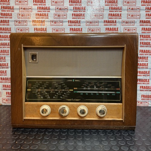 Vintage bush valve radio - vintage,
