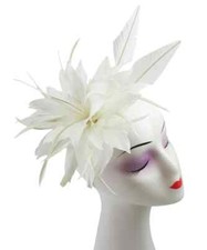 Full Flower Feather Hair Hat