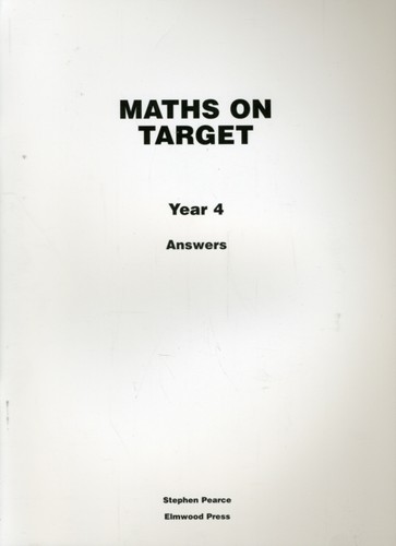 Maths target year answers - on,