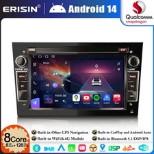 128GB 8-Core Android 14 GPS Autoradio CarPlay per Opel Corsa D/C Astra H Zafira