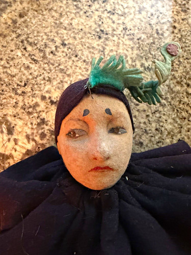 Lenci cloth pierrot clown - clown, doll