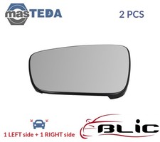 6102-09-2434310P REAR VIEW MIRROR GLASS PAIR LHD ONLY BLIC 2PCS NEW