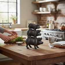 Cast Iron Vintage Pig Door