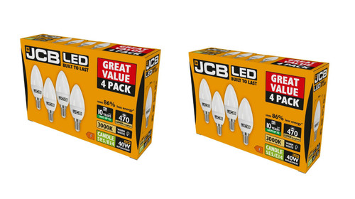 Jcb led candle e14 470lm - jcb,