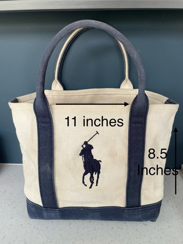 Small ralph lauren canvas tote - small,