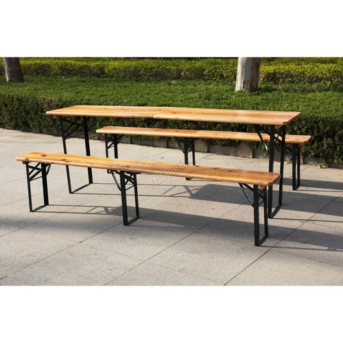 Beer table bench set folding - beer,