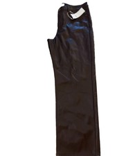 M & S BROWN FAUX LEATHER