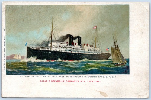 Postcard ventura oceanic - ss,