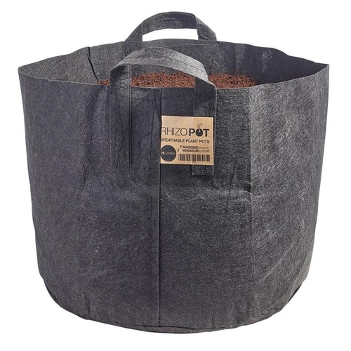 Rhizopot black fabric grow - fabric,