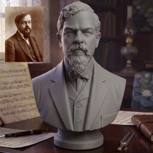 Claude debussy bust french - claude,