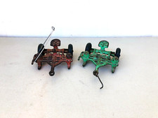 Vintage Arcade Cast Iron  Farm Tractor Sickle Bar Mower Pair