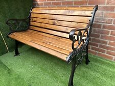 Rustic Cast Iron Garden Bench & Patio Bench garden Furniture