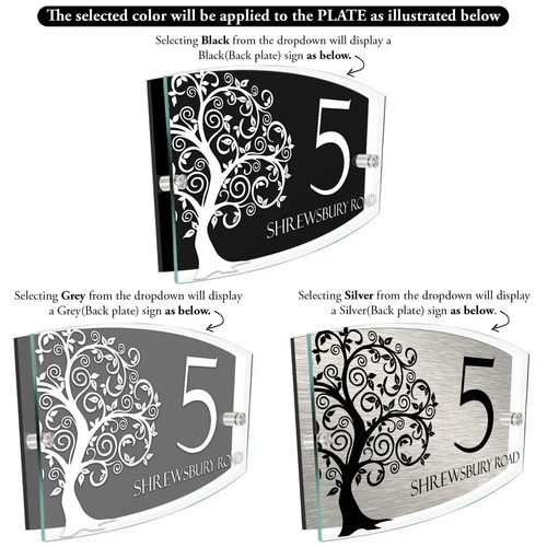 House number plaques door - house,