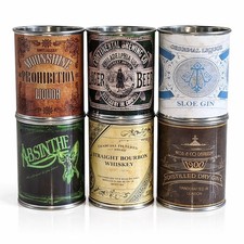 replica vintage retro tin can