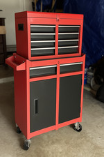 Rolling Metal Tool Chest Cabinet Drawer Lockable Garage Storage Trolley Workshop