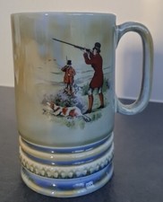 WADE Irish Rare Musical Tankard / Mug - Hunting / Shooting Scene