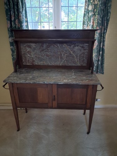 Marble top wash shand - marble,