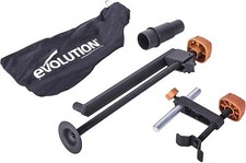 Evolution Mitre Saw Accessory Pack, Clamp Kit & Dust Bag/Adaptor Port 