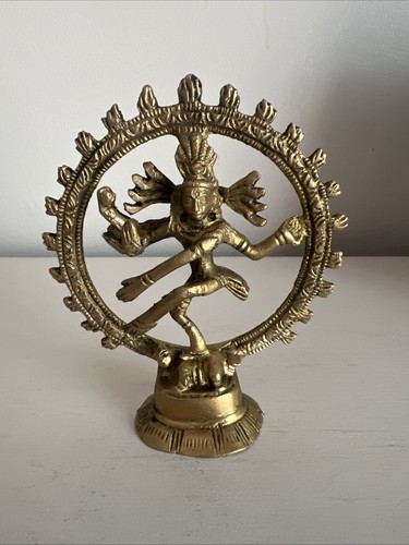 Brass statue shiva nataraja - statue,