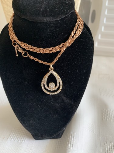 Rose gold plated - 22”,