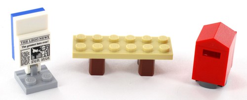 Lego city mailbox magazine - lego, mailbox,
