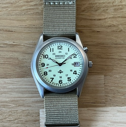 Seiko kinetic 5m42 0d30 - seiko,