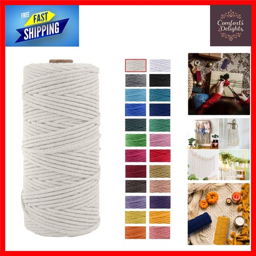 Natural cotton macrame - cotton, cord