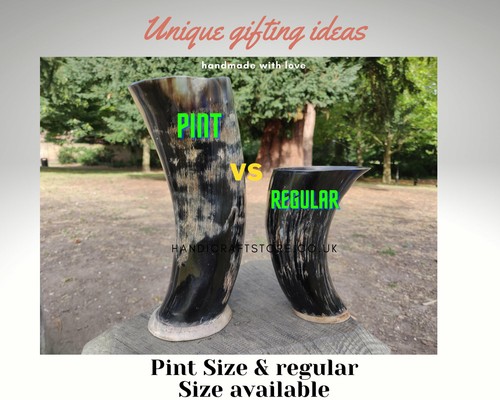 Natural finish horn - finish, ox-horn