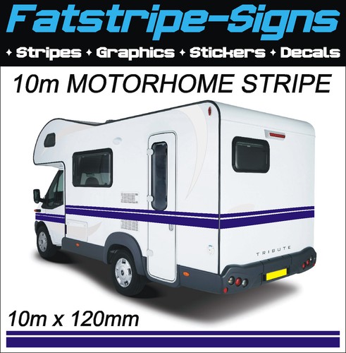10m motorhome vinyl stripes - 10m,