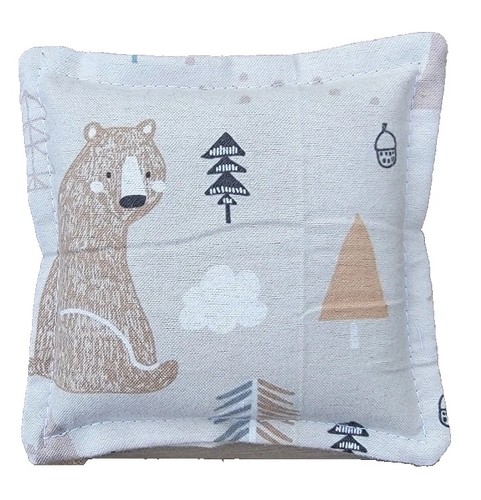 Bear balsam fir filled sachet - balsam,