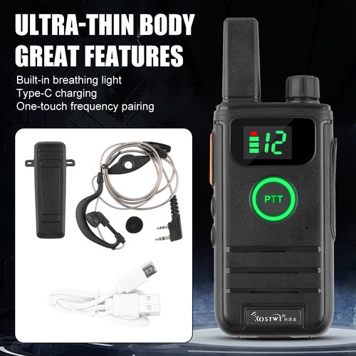 2pcs portable mini - mini, walkie