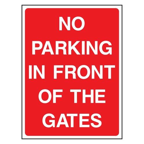 Parking front of the - in,