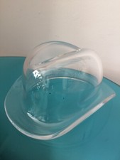 VINTAGE LEAD GLASS BOWLER HAT