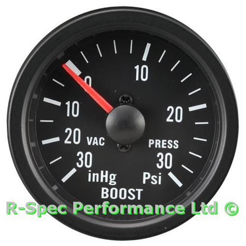 52mm black face clear - black,