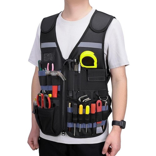 Electrician tool vest portable - tool,
