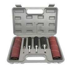 Drum Sanding Kit,20 Pcs Rubber Spindle Sanding Drum Sander Tool Kit Set for Dril